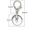 Lobster Clasp with Split Key Ring