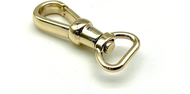 Push-Gate Swivel Clasp, Small D Eye (1/2")