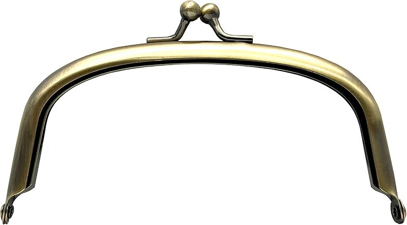 Arch Glue-In Kiss-Lock Purse Frame, 4 1/4" x 2" (11 x 5 cm)