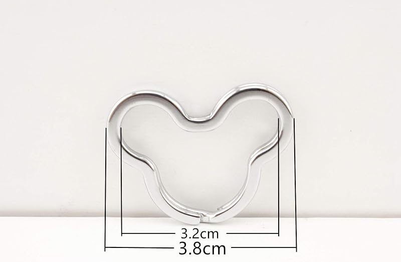 Mouse-Head Split Key Ring