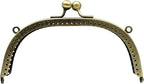 Arch Sew-In Kiss-Lock Purse Frame, 6 1/8" x 2 3/4" (15.5 x 7 cm)