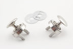 Round Rivet Magnetic Snaps Bag Button Purse Leather Closures for Sewing Purse Bag Clutch Wallet