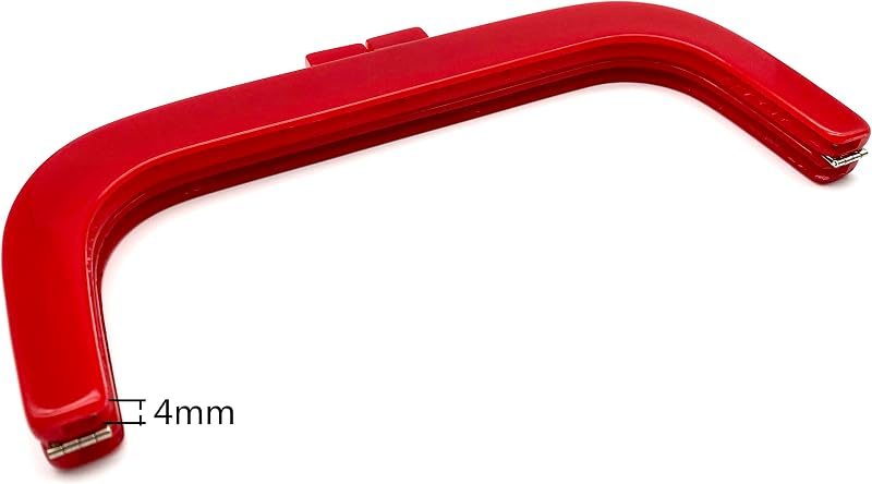 Rectangle Acrylic Purse Frame, Screw-In, 10" x 4 1/2" (25 x 11.5 cm)