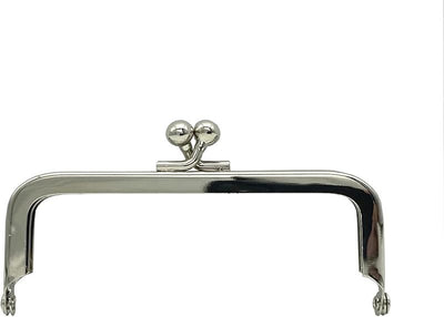 Rectangle Glue-In Kiss-Lock Purse Frame, 4" x 1 5/8" (10 x 4 cm)