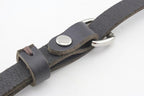 Adjustable Genuine Leather Crossbody Strap, 46 3/8" (118 cm) - Round-Eye Push-Gate Hooks