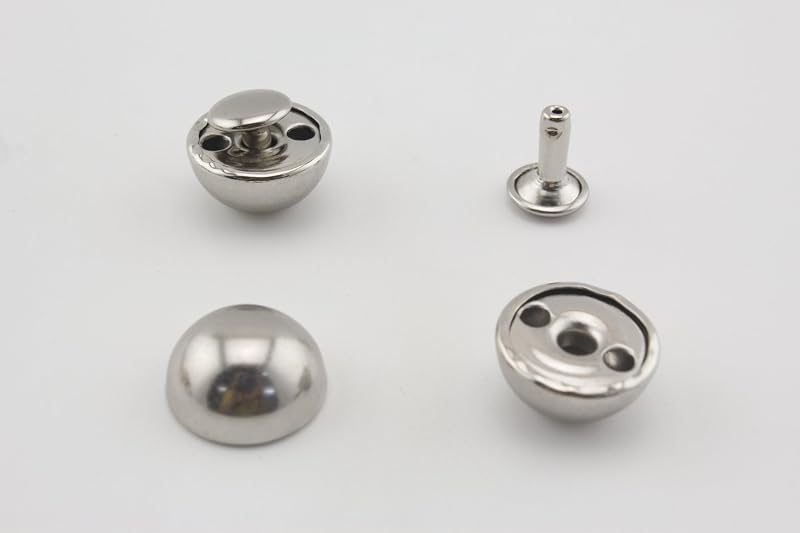 Dome Riveted / Iron Double Cap Rivet Studs Leather Rivet for Bag Making Clothing Shoes