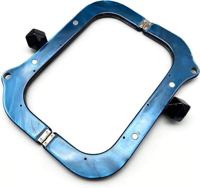 Rectangle Acrylic Purse Frame, 10" x 4" (25 x 10 cm) - Faceted Bead Clasp