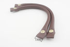 Microfiber PU Leather Purse Handles with Snap Fasteners