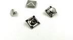 Pyramid Rivet / Iron Double Cap, Purse Rivets Studs Spots for Leather Bag Making Clothing Shoes Nickel