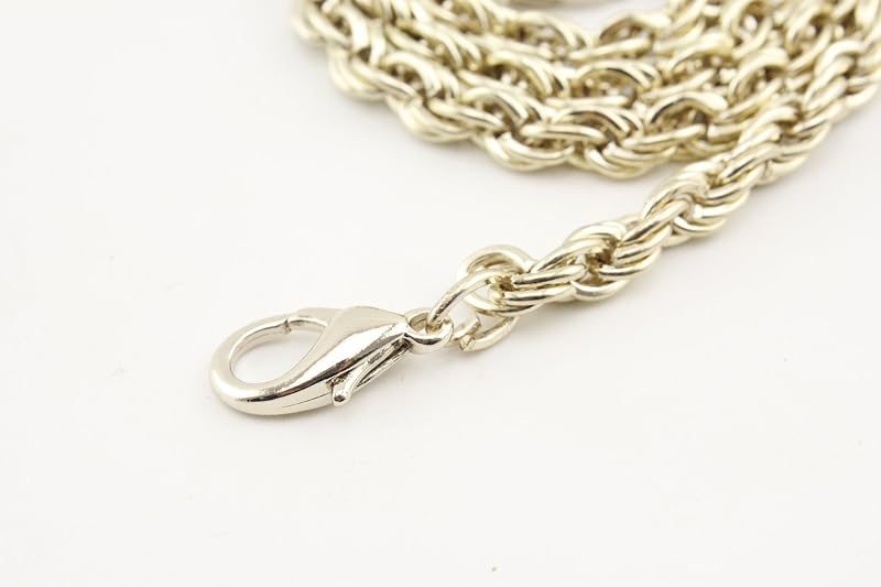 Custom Personalized Bag Purse Rope Chain Strap Handles Replacement Extender / Light Gold