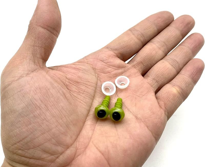 Plastic Safety Eyes with washers for Amigurumi Puppet Animal Crochet Stuffed Eyes Crafts