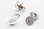 Round Rivet Magnetic Snaps Bag Button Purse Leather Closures for Sewing Purse Bag Clutch Wallet