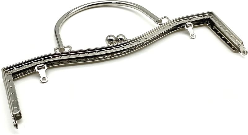 Sew-In Kiss-Lock Purse Frame, 8 1/8" x 2 9/16" (21 x 6.5 cm)