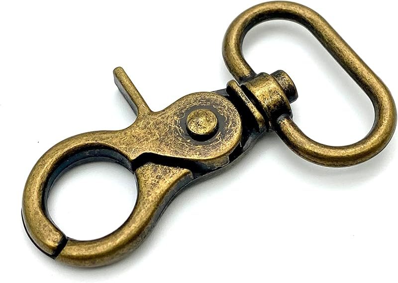 Lobster-Claw Swivel Snap Hook, D-Ring Eye