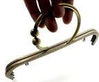 Rectangle Sew-In Kiss-Lock Purse Frame, 8 1/2" x 2 3/4" (21.5 x 7 cm)
