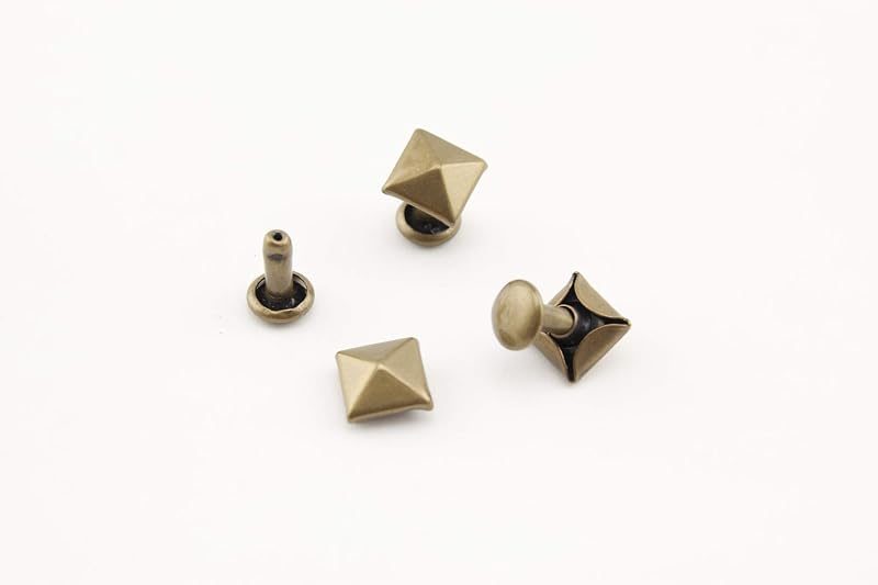 Pyramid Rivet / Double Cap, Purse Rivets Studs Spots for Leather Bag Making Clothing Shoes - Pyramid Stud