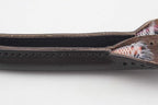 Sew-In Genuine Leather Purse Handles with Ear-Shape Ends