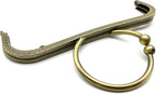 Rectangle Sew-In Kiss-Lock Purse Frame, 8 1/2" x 2 3/4" (21.5 x 7 cm)