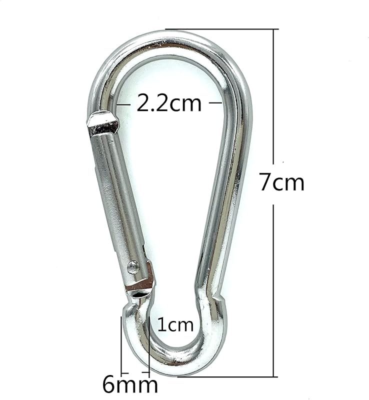 Aluminium Spring-Gate Carabiner (7.2cm)