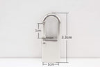 Flat Webbing End Push-Gate Hook