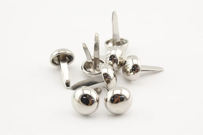 10mm Dome shape bag purse feet Nickel Matt Nickel