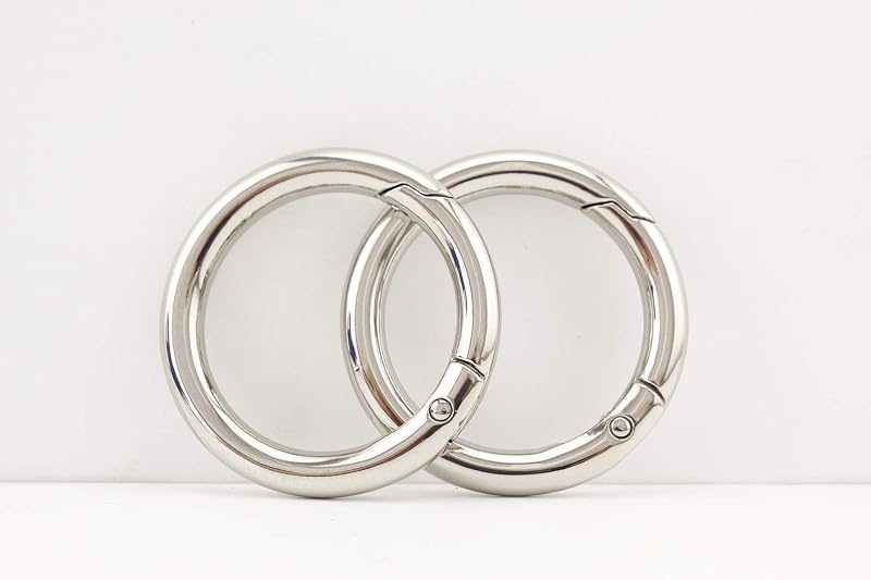 Spring Gate O Ring / zinc alloying Round Snap Clip Trigger Make for Key Handbag Purse Shoulder Strap