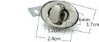 Oval Twist Turn Lock Clasp Purse Closure Lock Zinc alloying for Purse Bag Wallet Clutch Making