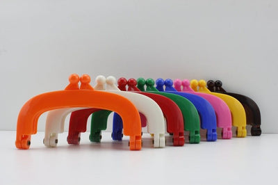 Glue-In Kiss-Lock Purse Frame, 4" (10.5 cm)