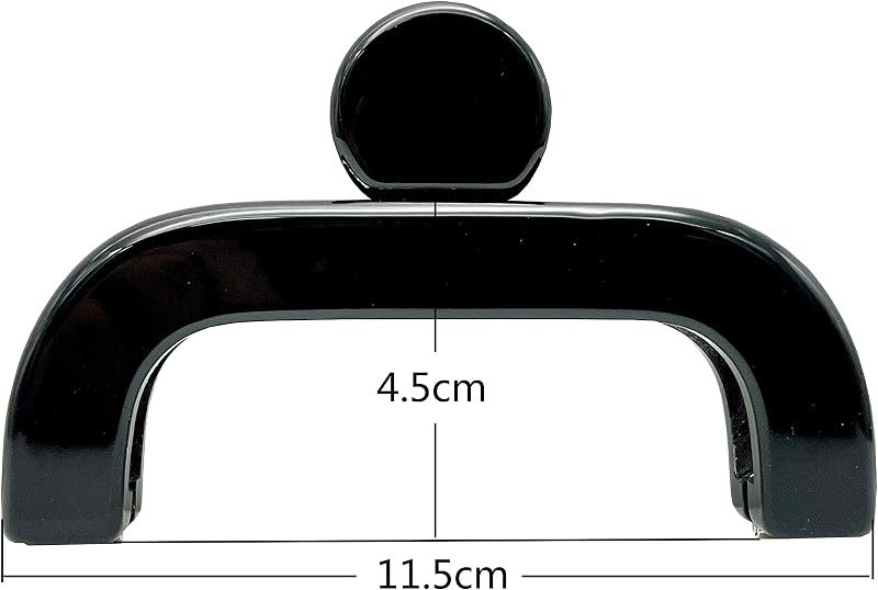 Acrylic Kiss-Lock Purse Frame, 4 1/2" x 1 3/4" (11.5 x 4.5 cm)