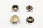 Iron snap Fastener Buttons Washable Press Stud for Sewing Leather Craft Clothing - Sew-On Snap Button