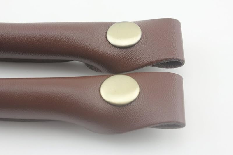 Microfiber PU Leather Purse Handles with Snap Fasteners