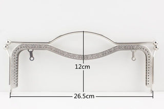 Sew-In Kiss-Lock Purse Frame, 26.5 cm