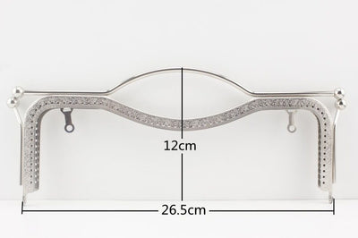 Sew-In Kiss-Lock Purse Frame, 26.5 cm