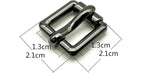 Zinc alloying RECTANGLE pin Belt strap Buckle Loops Clasp for bag purse Leather Belts Crafts Accessories