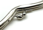 M-Shape Glue-In Kiss-Lock Purse Frame, 7" x 2" (18 x 5 cm)