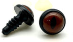 Plastic Safety Eyes with Washers - Cat Eye (Slit Pupil)