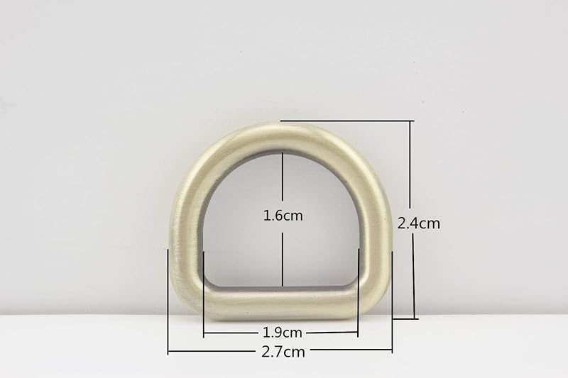Zinc Alloy D-Rings (Semi-Circular D-Ring Buckles)