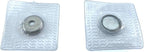 Invisible Sew-In Waterproof Magnetic Snaps (PVC-Covered)