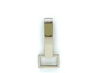Fixed (Non-Swivel) Push-Gate Snap Hook, Square Eye