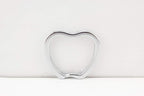 Apple-Shaped Split Key Ring