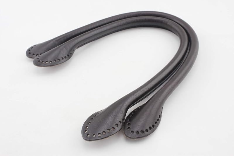 Sew-In Genuine Leather Purse Handles with Ear-Shape Ends