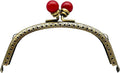 Sew-In Kiss-Lock Purse Frame, 5" x 2" (12.5 x 5 cm)
