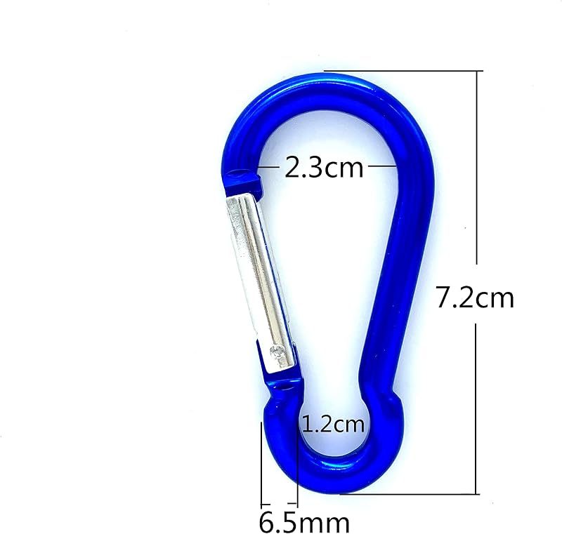 Aluminium Spring-Gate Carabiner (7.2cm)