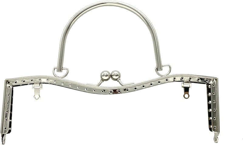 Sew-In Kiss-Lock Purse Frame, 8 1/8" x 2 9/16" (21 x 6.5 cm)