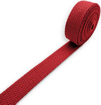 Cotton-Feel Polyester Webbing for Sewing and Bag Handles - Width 3/4" to 1 1/4"