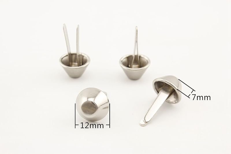 Iron Bucket Shape Purse Bag Handbag feet Bottom Stud Nail Heads Brad leathercraft Findings for Bag Making Clothing Shoes