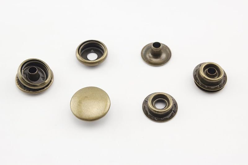 Iron snap Fastener Buttons Washable Press Stud for Sewing Leather Craft Clothing - Sew-On Snap Button