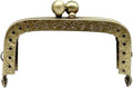 Rectangle Sew-In Kiss-Lock Purse Frame, 7 x 4 cm
