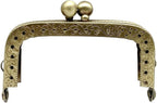 Rectangle Sew-In Kiss-Lock Purse Frame, 7 x 4 cm