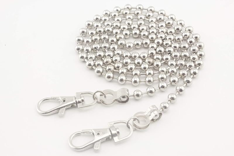 Custom Personalized Bag Purse Ball Chain Strap Handles Replacement Extender